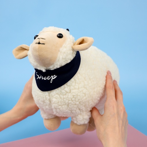 Мягкая игрушка "Sheep" белый, 30 см