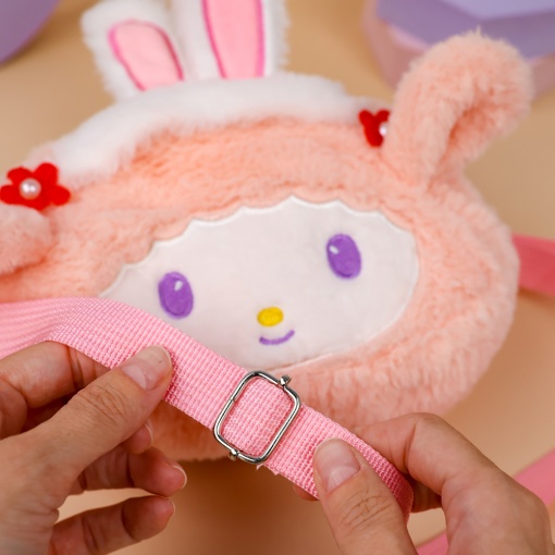 Сумка плюшевая "Melo" ушки Зайчика