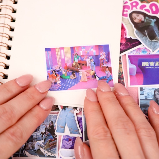 Наклейки для стикер бомбинга "K-Pop" NMIXX EXPERGO (100 шт.)