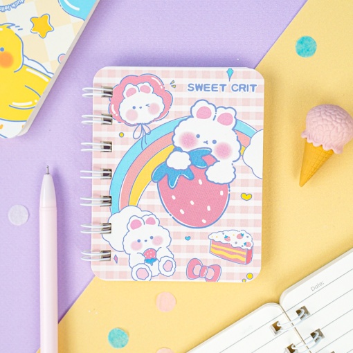Мини-блокнот на пружине "Sweet Crit" A7