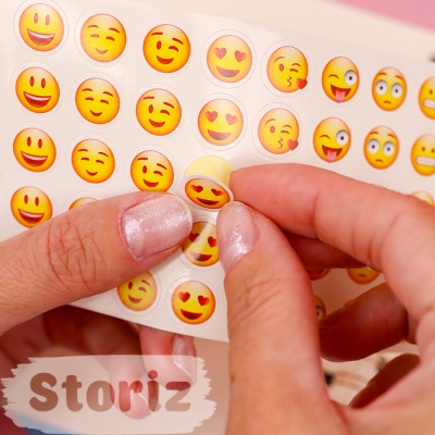 Набор наклеек «Emoji your life» 12 листов