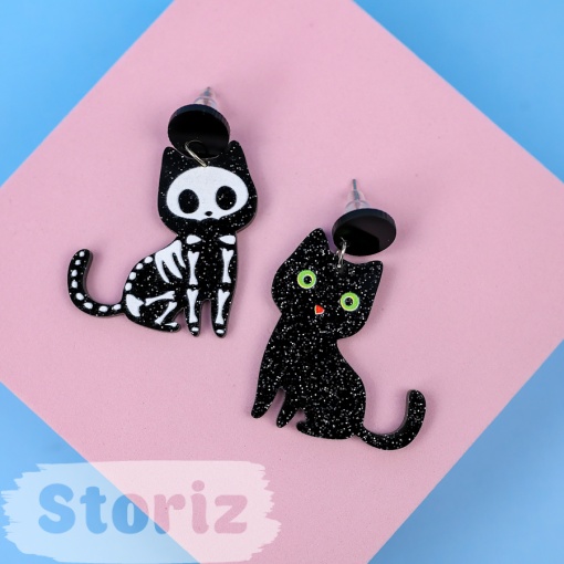 Серьги "Black Cat" X39-2