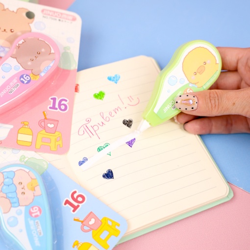 Корректор "Jinuo" № 7506, в ассортименте, 1 шт.