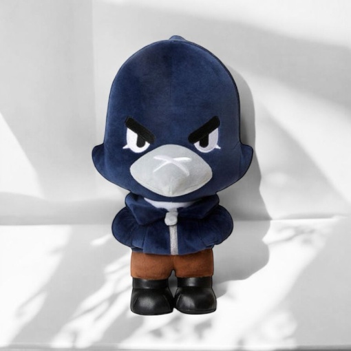 Мягкий брелок "БС" Ворон 18см