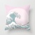 Подушка декоративная "Волны" розовая, 45x45см
