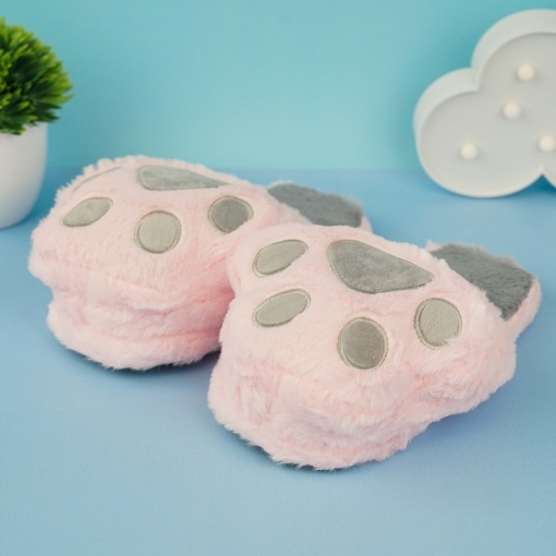 Тапочки "Кошачьи лапки", розовые р.36-39