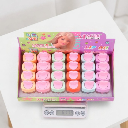 Набор оттеночных бальзамов для губ "Мороженое" love №1268, в ас-те 24шт