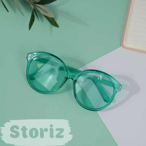 Солнцезащитные очки с чехлом "Color" green