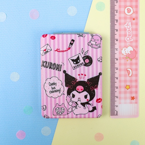 Зеркальце карманное "Куро" №5027, 8,6*6,2см