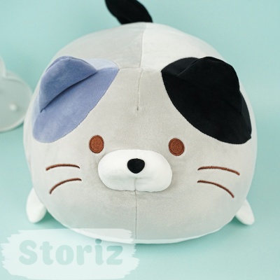 Мягкая игрушка "Cute cat" серый, 50 см