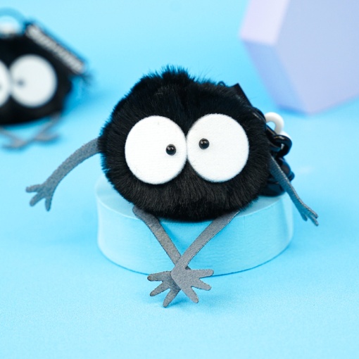 Мягкий брелок "Уголек" style four, 6.5 см