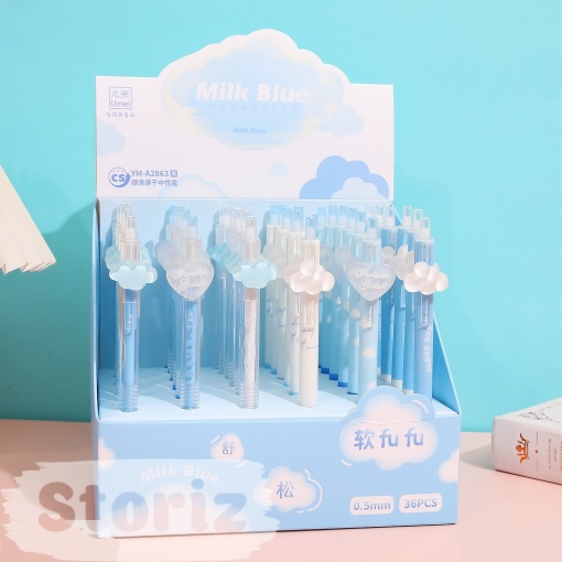 Ручка "Milk Blue" №2863, в ассортименте 1 шт.