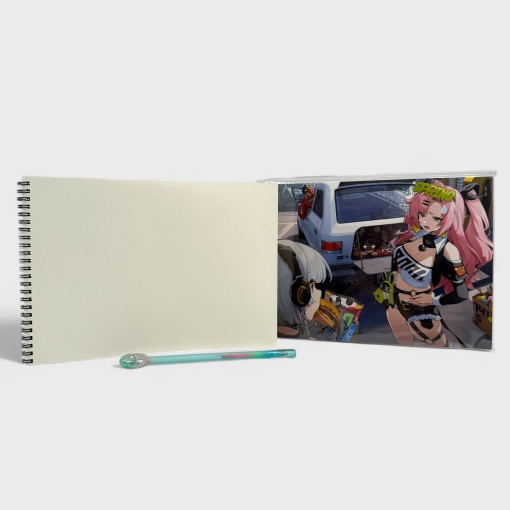 Скетчбук "Zenless Zone Zero" в ассортименте, 1шт (25 листов)