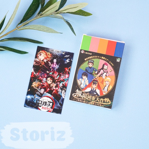 Набор картонных карточек "Kimetsu No Yaiba" 30шт.