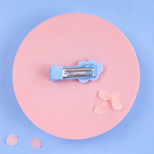 Заколка для волос "Облако" голубой