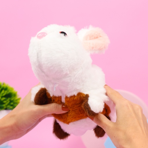 Мягкая игрушка-перевертыш "Белка и зайка" 25см 