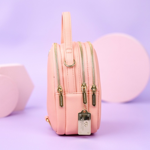 Рюкзак "Forever Young" розовый, с тремя отделениями