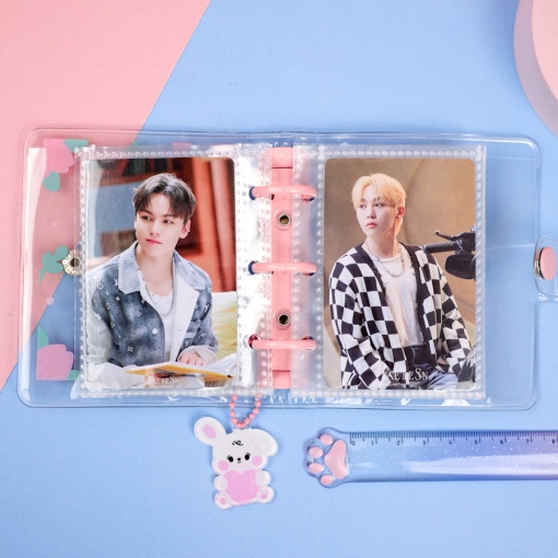 Альбом для карточек "Bunny" розовый 10,7х9,2см