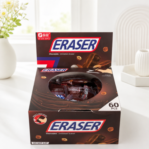 Набор стирательных резинок "Chocolate Eraser"в шоу-боксе 60шт