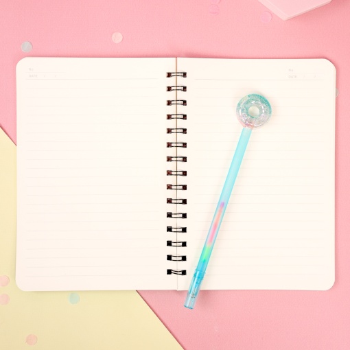 Блокнот на кольцах "Морская свинка на скейтборде" А5