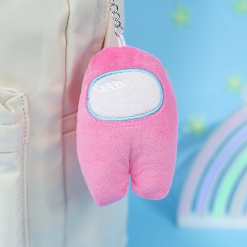 Мягкий брелок "Среди Нас" розовый, 10 см