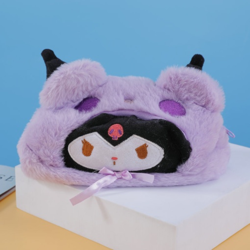 Пенал плюшевый "Куро" в шапочке