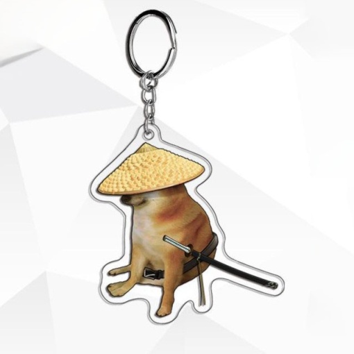 Брелок акриловый "Сиба-ину" №3