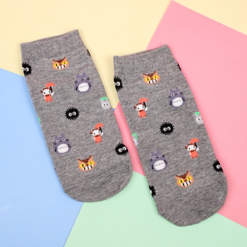 Мини-носочки "Тоторо",в ассортименте, 1шт. р.37-39