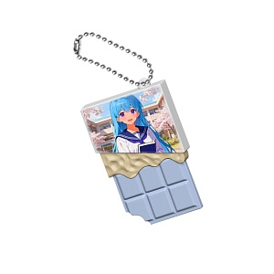 Брелок "Anime chocolate" голубой