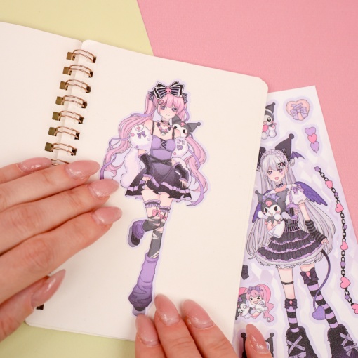 Набор наклеек "Miss Cool" kuro №2, 158x115 мм