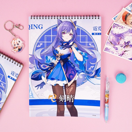 Скетчбук "Genshin Impact" 14, A4 (25 листов)