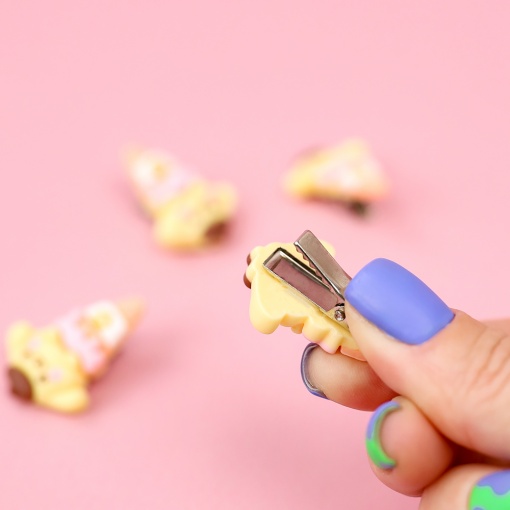 Заколка для волос "My Mld" Помпом (ice cream)