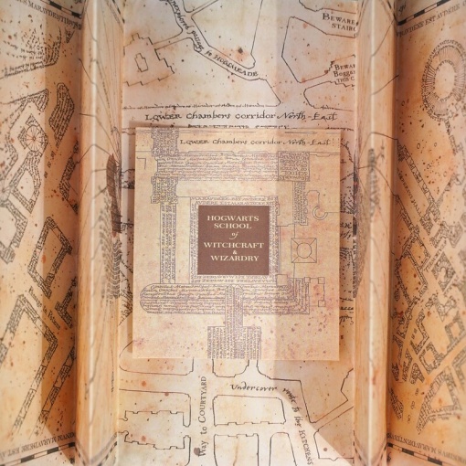 Карта-постер "Гарри Поттер" 77х22 см