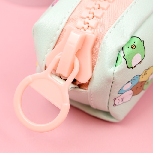 Пенал "Сумико Гураши" большая молния, зеленый