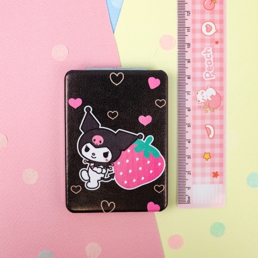 Зеркальце карманное "Куро" №5024, 8,6*6,2см