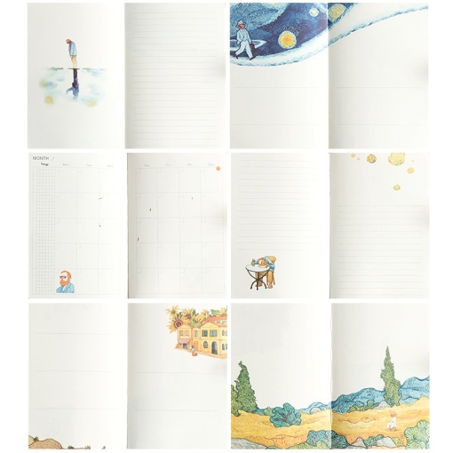 Ежедневник "Ван Гог" A5 на магните