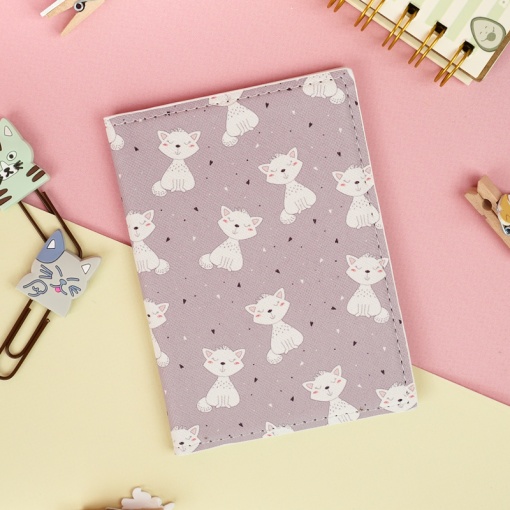 Обложка на паспорт "Кошечка"