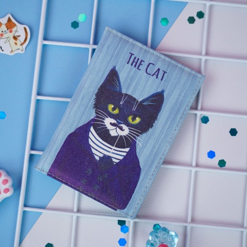 Обложка на паспорт "Породы кошек" лето