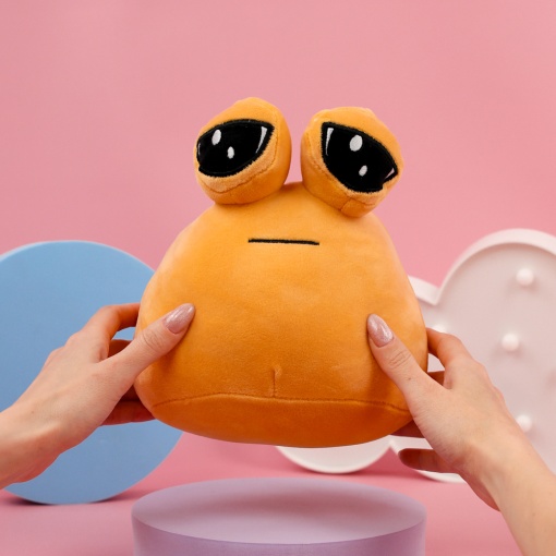 Мягкая игрушка "My pet alien pou" (улитка) 22см