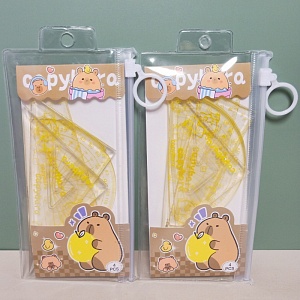 Набор линеек "Капибара" 4шт