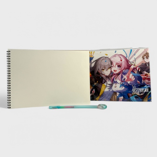 Скетчбук "Honkai Star Rail" в ассортименте, 1шт (25 листов)