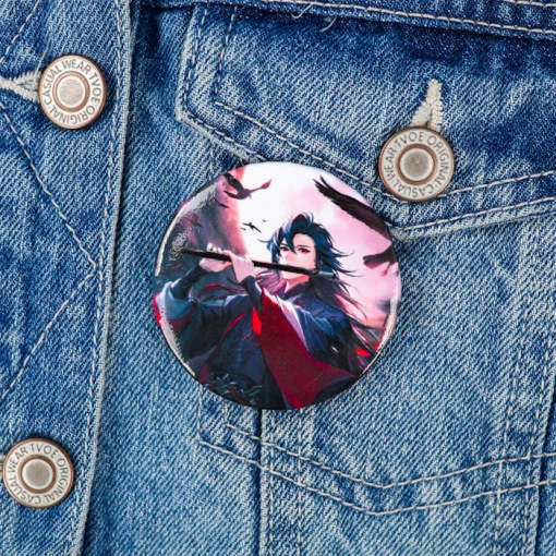 Значок круглый "Manga" №4, 56мм