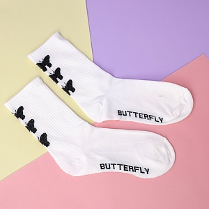 Носки "Butterfly №5" белый, 37-42 р.