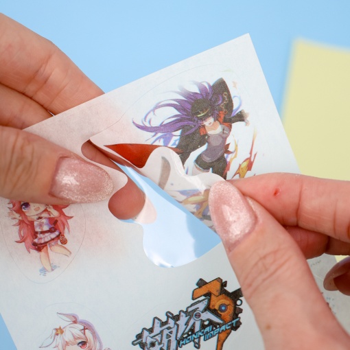 Набор наклеек "Honkai" 6 листов