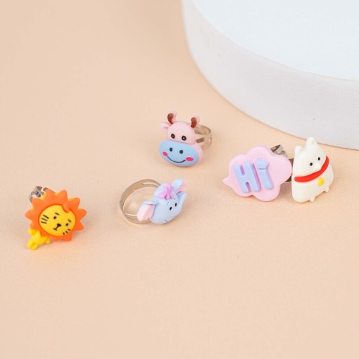 Набор колец "Зверята"