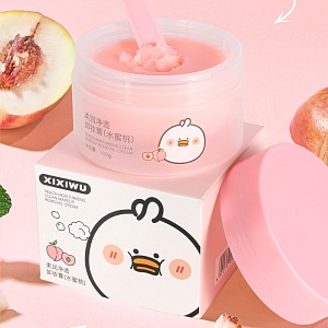 Гидрофильное масло "Xixiwu" твердое, уточка, персик, 100г