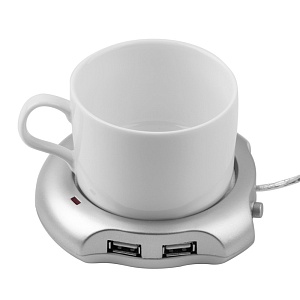 Подогреватель кружки "Usb hub & warmer" USB оптом