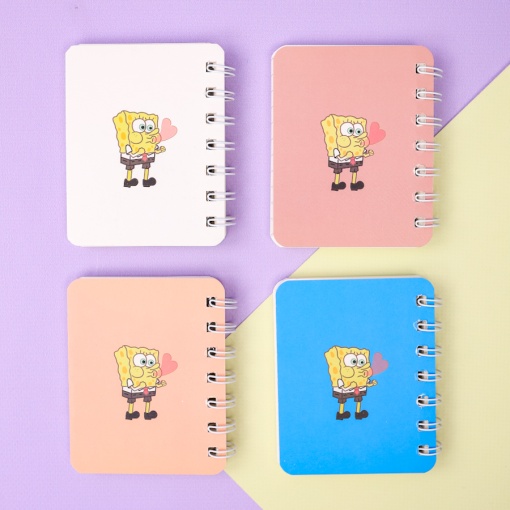 Блокнот на пружине "Sponge" 77 листов, в ассортименте 1шт