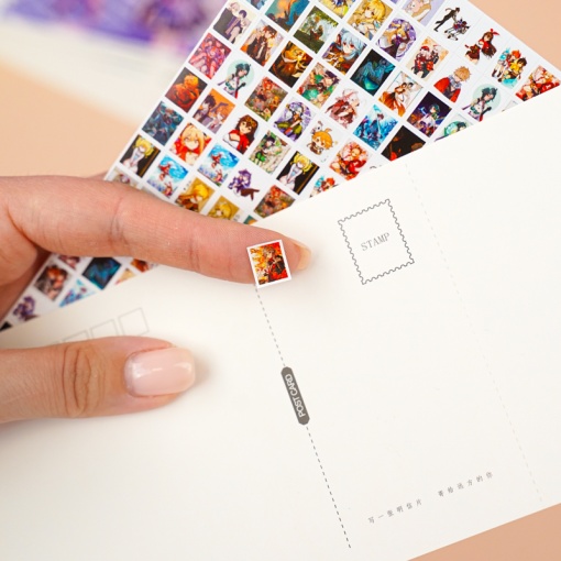 Набор почтовых открыток "Genshin Impact" G