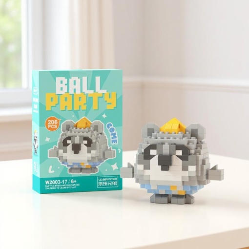 Конструктор "Ball Party" raccoon №VV2603-17 (206 деталей)